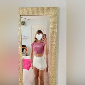 Gymshark cropped top in pink! Hardly worn!